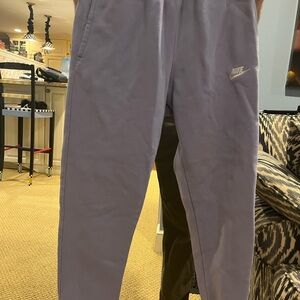 Nike Purple Sweatpants with Elastic Waistband